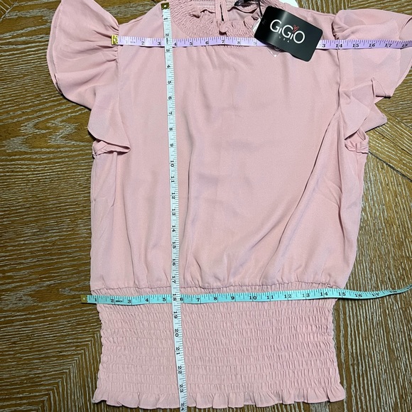 NWT GiGiO|Pink Sleeveless Blouse|Size Small - Picture 7 of 8